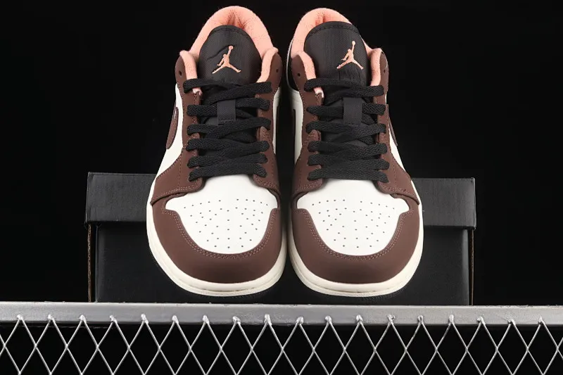 All categories Air Jordan Jordan series basketball shoes Air Jordan 1 Low G version pure original Air Jordan 1 Low AJ1 Joe 1 white brown low-top cultural leisure sports sneakers DC6991-200
